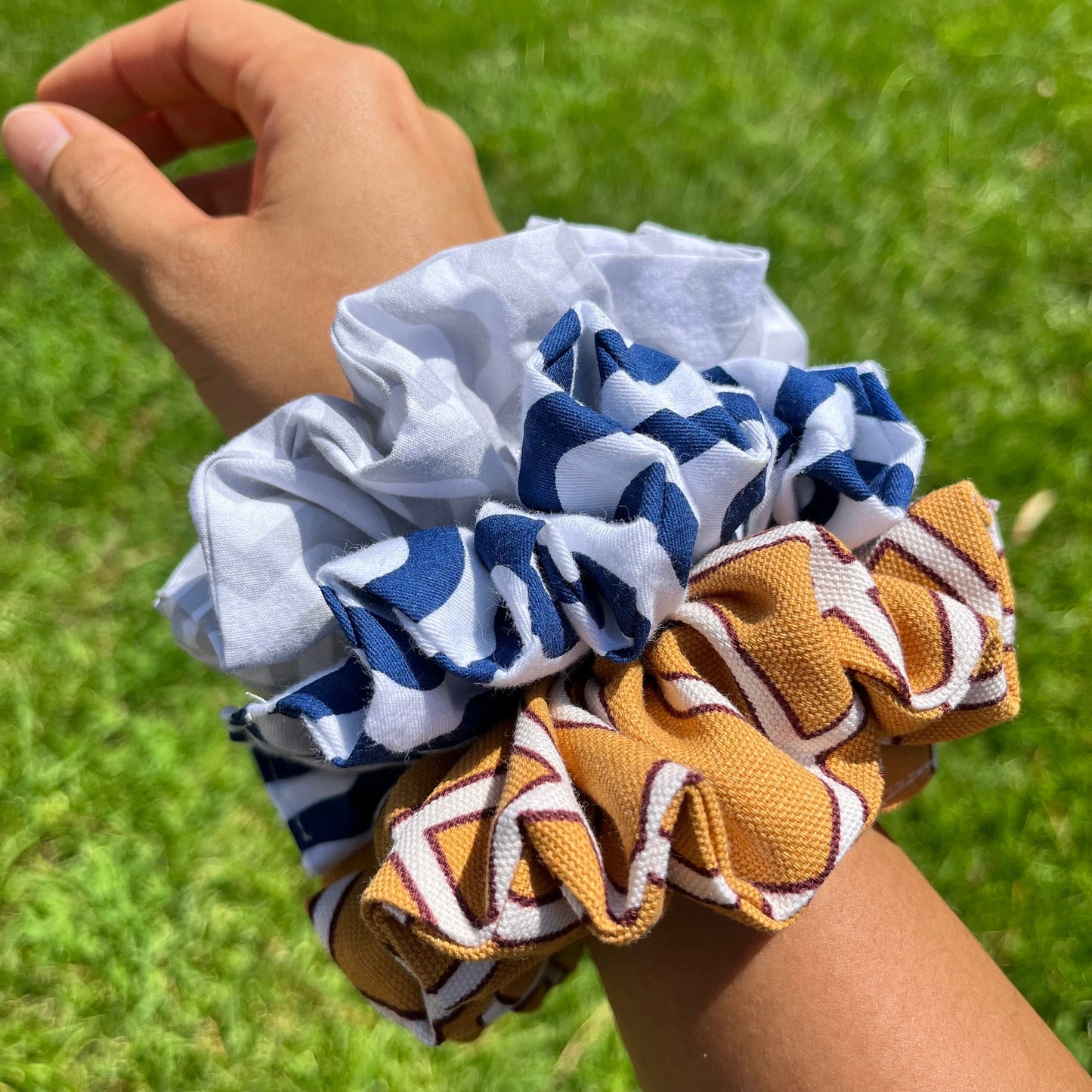 Striped Scrunchies