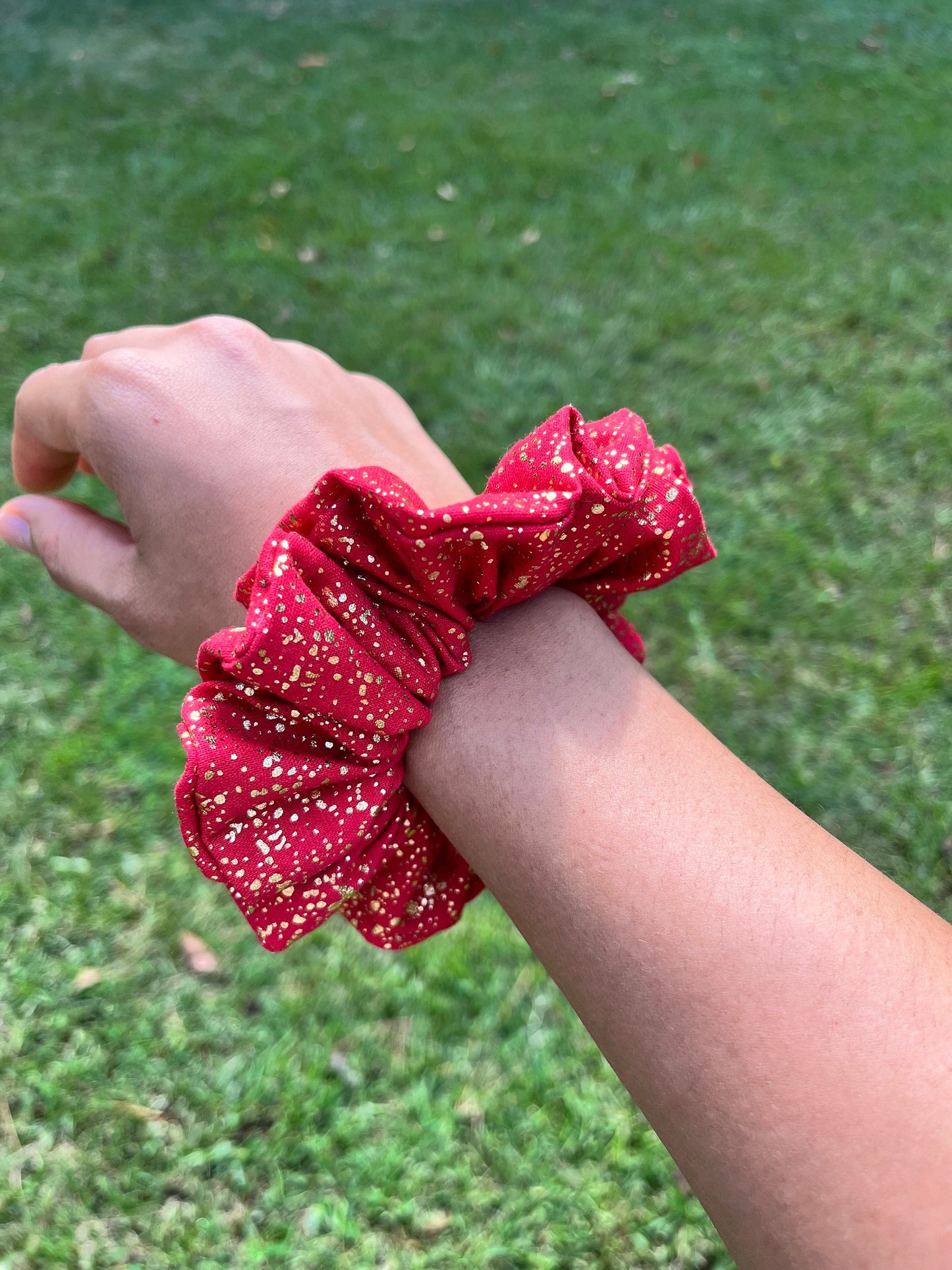 Festive Red Scrunchie set