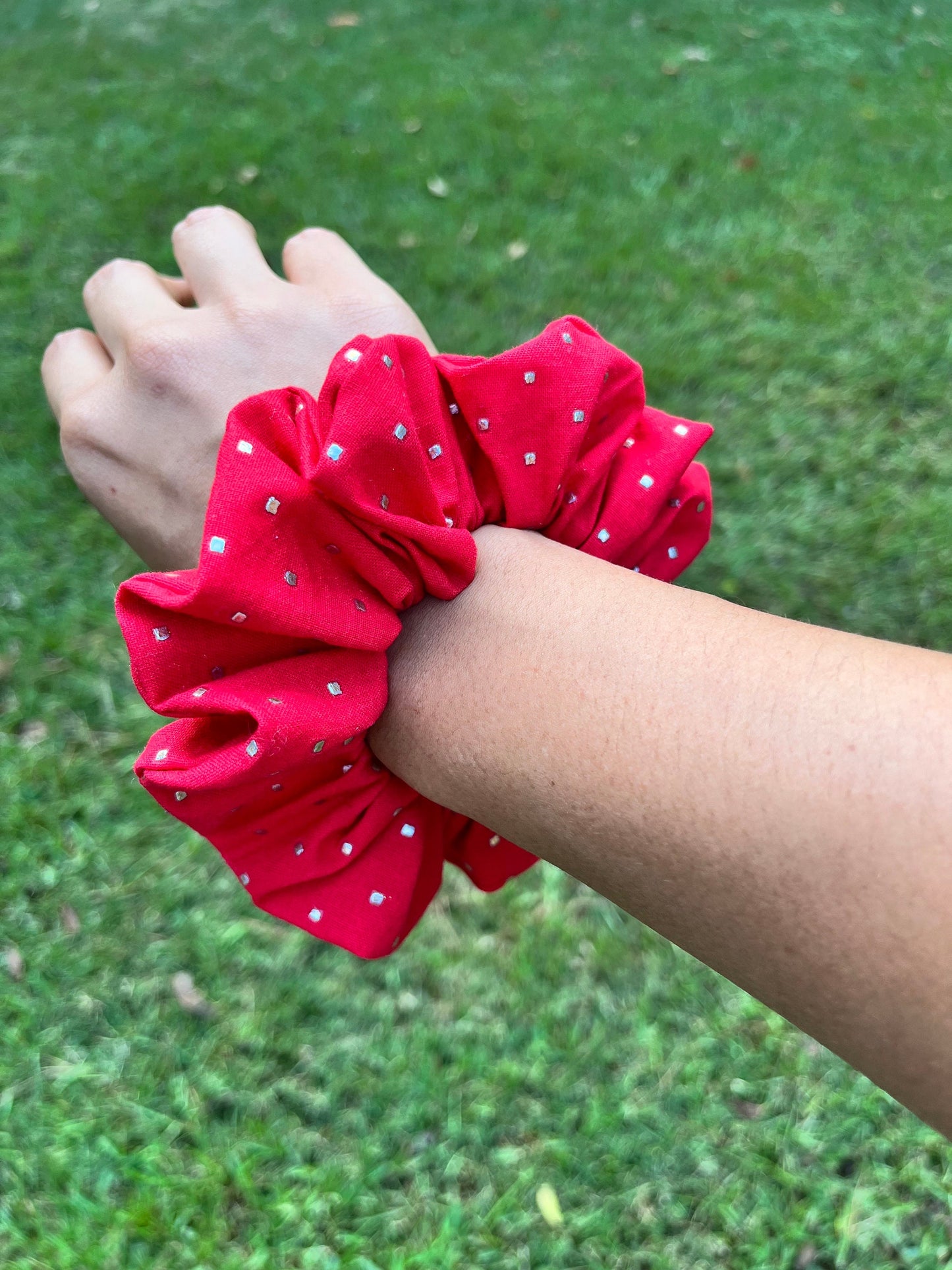 Festive Red Scrunchie set