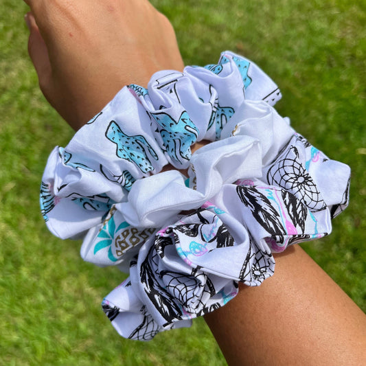 Tropical Oasis Scrunchies