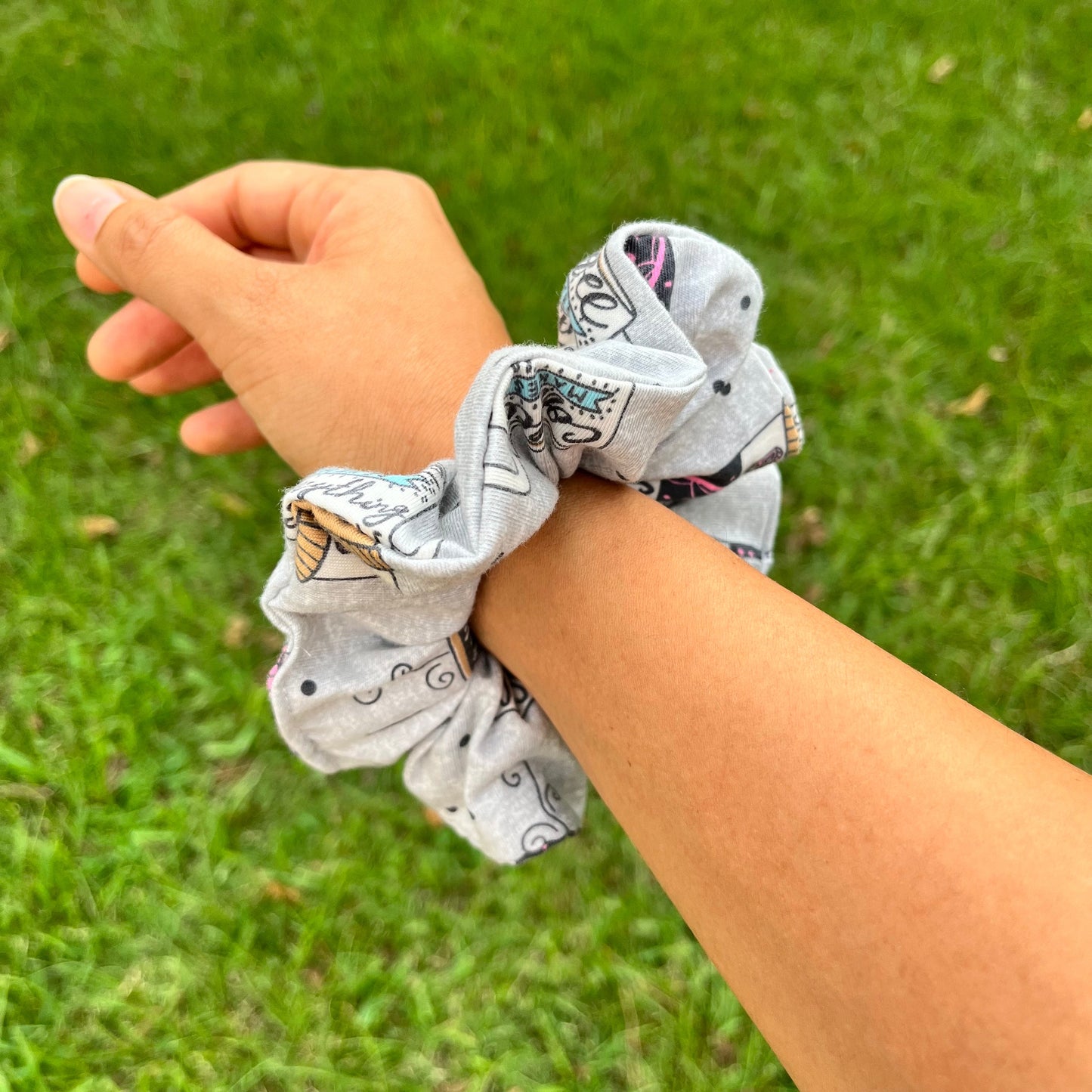 Coffee Lovers scrunchie